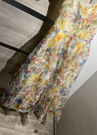 Нежное  платье в цветы 🌿4 фото