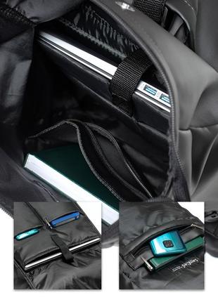 Внимание! классический рюкзак sambag rolltop milton черный6 фото