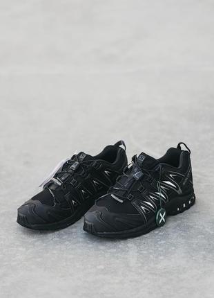 Чоловічі трекінгові кросівки salomon xa pro 3d black10 фото