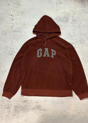 Gap brown hoodie кофта худи vintage oversized