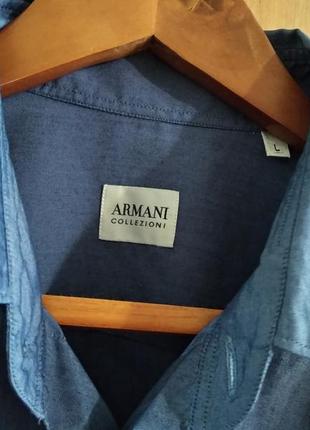 Рубашка armani collezioni длинный рукав арманы3 фото