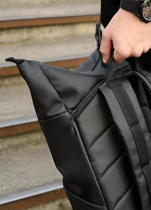 Топ! вишуканий рюкзак sambag rolltop x чорний5 фото