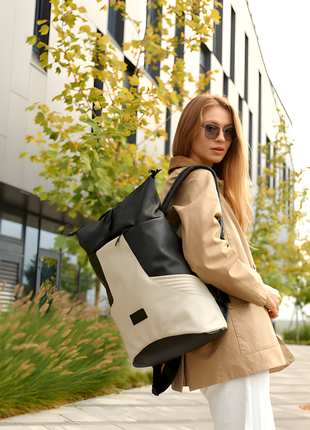 Топ! элегантный рюкзак sambag rolltop x1 фото