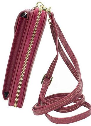 Жіночий гаманець baellerry n8591 red сумка-клатч для телефону грошей банківських карток3 фото