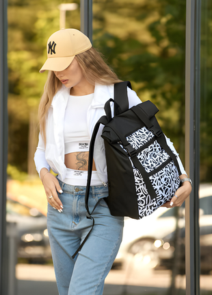 Увага! модний рюкзак ролл для студентів sambag rolltop zard4 фото