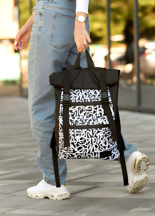 Увага! модний рюкзак ролл для студентів sambag rolltop zard3 фото