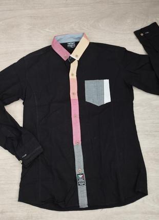 Мужская рубашка с длинным рукавом