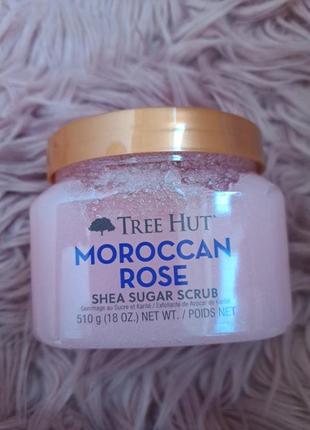 Tree hut сахарный скраб с маслом ши, марокканская роза, 510&nbsp;г6 фото