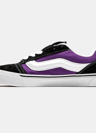 Кеди vans knu purple black white5 фото