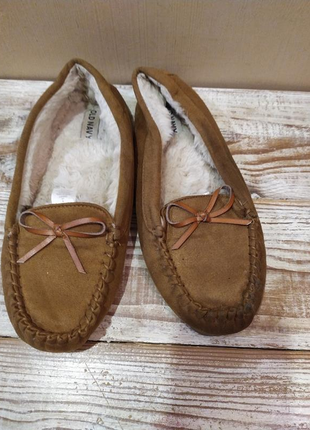 Домашние теплые мокасины old navy 37,5-38 р