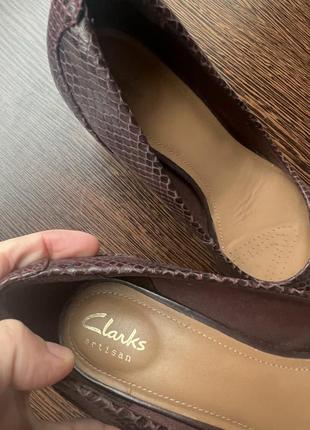 Кожаные туфли clarks6 фото