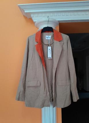 Пиджак новый коттон турция