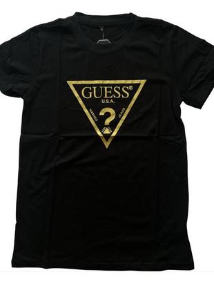 Бавовняна футболка guess1 фото