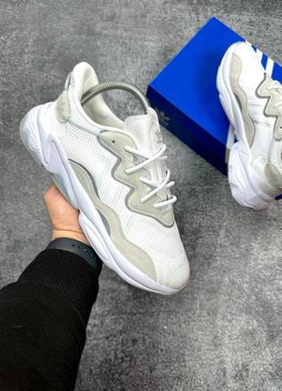 Кроссовки adidas ozweego white