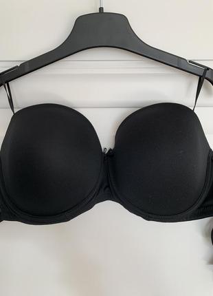 M&amp;s черный бюстик -бандо 34d 75d