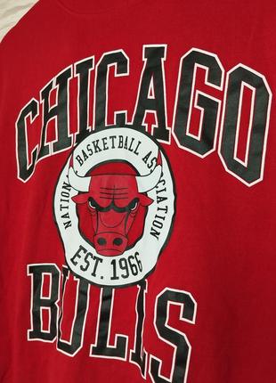 Стильный женский свитшот chicago bulls nba s-m5 фото