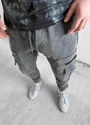 Качественные демисезонные брюки карго6 фото
