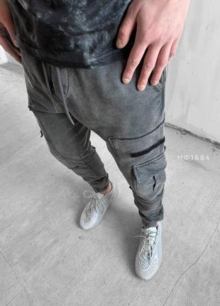 Качественные демисезонные брюки карго4 фото