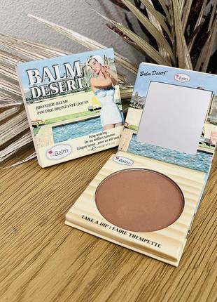 Оригінал бронзер thebalm balm desert оригинал бронзе