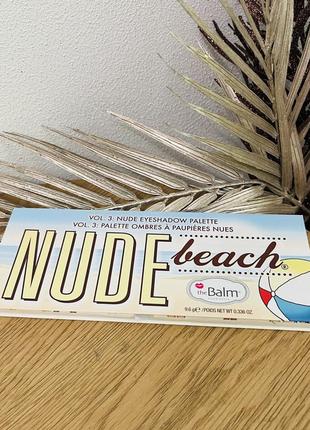 Оригінал thebalm nude beach eyeshadow palette палетка теней1 фото