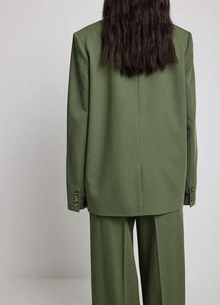 Піджак хакі, зелений піджак, піджак оверсайз від бренду na-kd4 фото