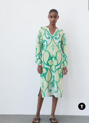 Яскрава сукня туніка zara