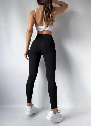 Спортивные лосины oysho, качественные леггинсы с утяжкой, лосины для фитнеса5 фото