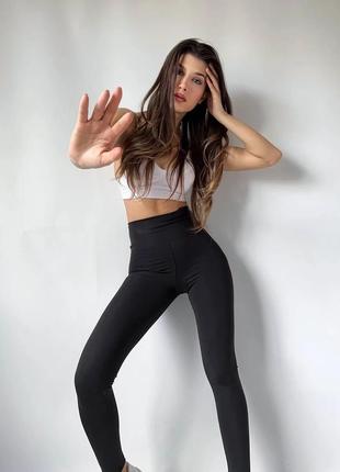 Спортивные лосины oysho, качественные леггинсы с утяжкой, лосины для фитнеса3 фото