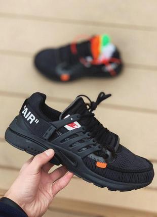 Мужские кроссовки nike presto off white black