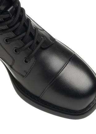 Ботинки женские черные на удобном каблуке 1773б8 фото