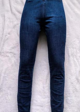 New look сині лосини джинси з високою посадкою3 фото