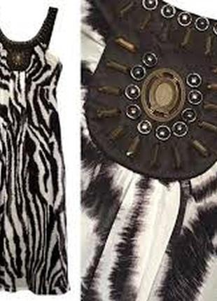 Новое черное - белое платье "anonymous" р. 54