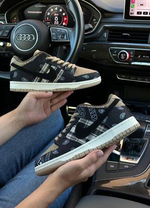 ⭐️ новинка ⭐️  жіночі кросівки nike sb dunk low travis scott w5 фото