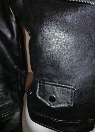 Кожана куртка,косуха mohito,34р.5 фото