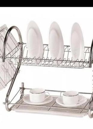 Органайзер для сушіння посуду та кухонних приладів wet dish organiser 8051s art-04482 фото
