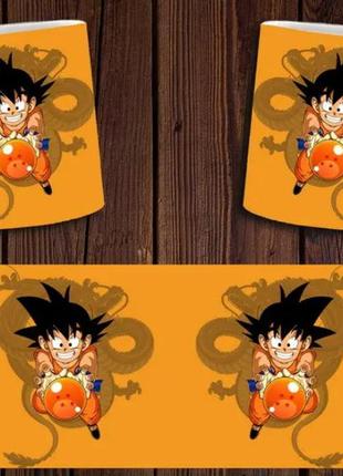 Чашка белая керамическая "dragon ball" жемчуг дракона ост