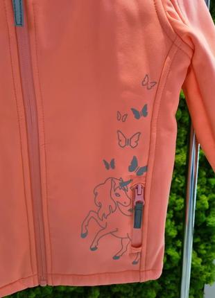 Новая куртка-дождевик softshell от topolino,  98см5 фото