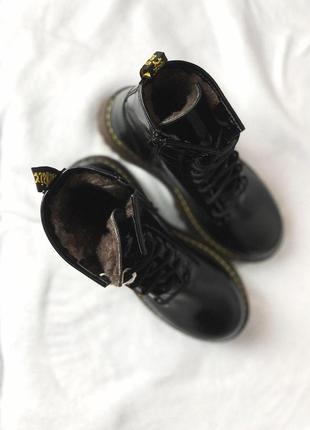 Жіночі черевики dr martens jadon black brown5 фото