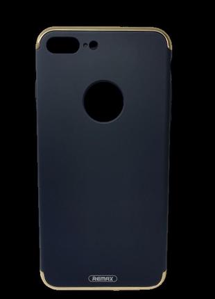 Чохол-накладка remax lock series case для apple iphone 7 plus (колір чорний)
