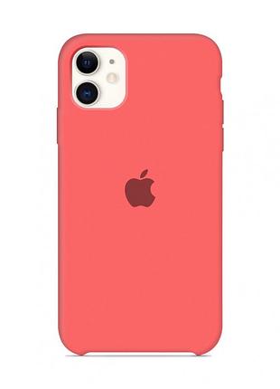 Чехол-накладка s-case для apple iphone 11 (цвет ярко-коралловый)