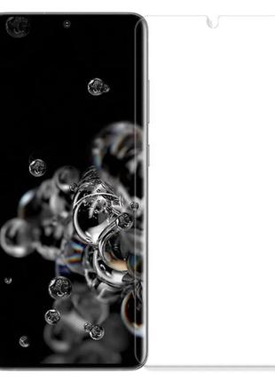 Гидрогелевая защитная пленка на samsung galaxy s20 ultra на весь экран прозрачная
