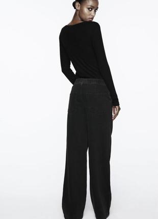 Джинсы zara  wide leg2 фото