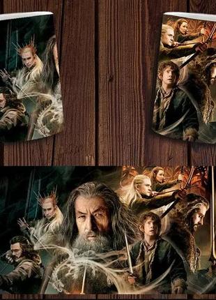 Чашка белая керамическая с принтом  властелин колец  "хоббит" the hobbit  ост