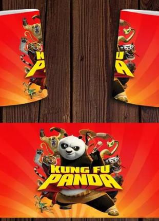 Чашка біла керамічна "кунг-фу панда" kung fu panda ост