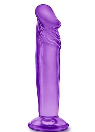 Фаллоимитатор реалистичный, на присоске blush yours sweet n фиолетовый, 16.5 х 3.8 см
