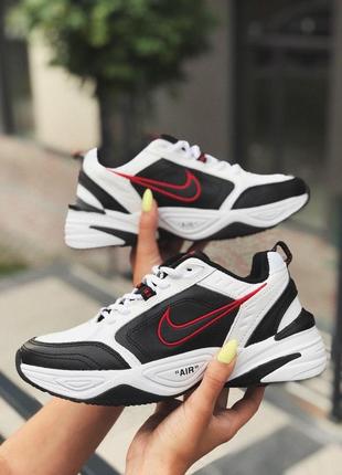 Жіночі кросівки nike air monarch white / black