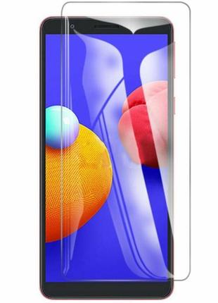 Гидрогелевая защитная пленка на samsung galaxy a01 core на весь экран прозрачная