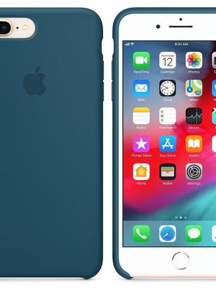 Чехол-накладка s-case для apple iphone 7 plus\8 plus (цвет синий) ost