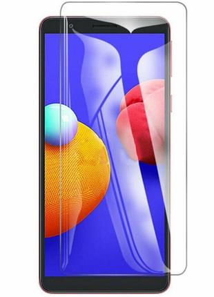 Гидрогелевая защитная пленка aurora aaa на samsung galaxy a01 core на весь экран прозрачная