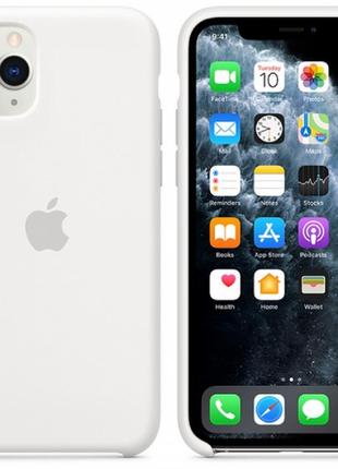 Чехол-накладка s-case для apple iphone 11 pro (цвет белый)1 фото
